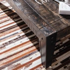 Ars manufacti Table basse Keyport - Manguier massif - Largeur : 120 cm -Meubles de salon Soldes 1000125869 190523 11144800010 GALLERYIMAGES P000000001000125869