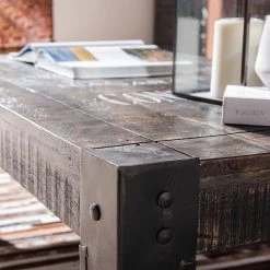 Ars manufacti Table basse Keyport - Manguier massif - Largeur : 120 cm -Meubles de salon Soldes 1000125869 190523 11144800011 GALLERYIMAGES P000000001000125869