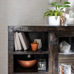 Ars manufacti Buffet haut Keyport I - Manguier massif -Meubles de salon Soldes 1000125893 190523 11145800054 GALLERYIMAGES P000000001000125893