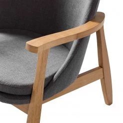 Mørteens Fauteuil Londo - Tissu - Gris -Meubles de salon Soldes 1000126065 190405 11000100045 GALLERYIMAGES P000000001000126065