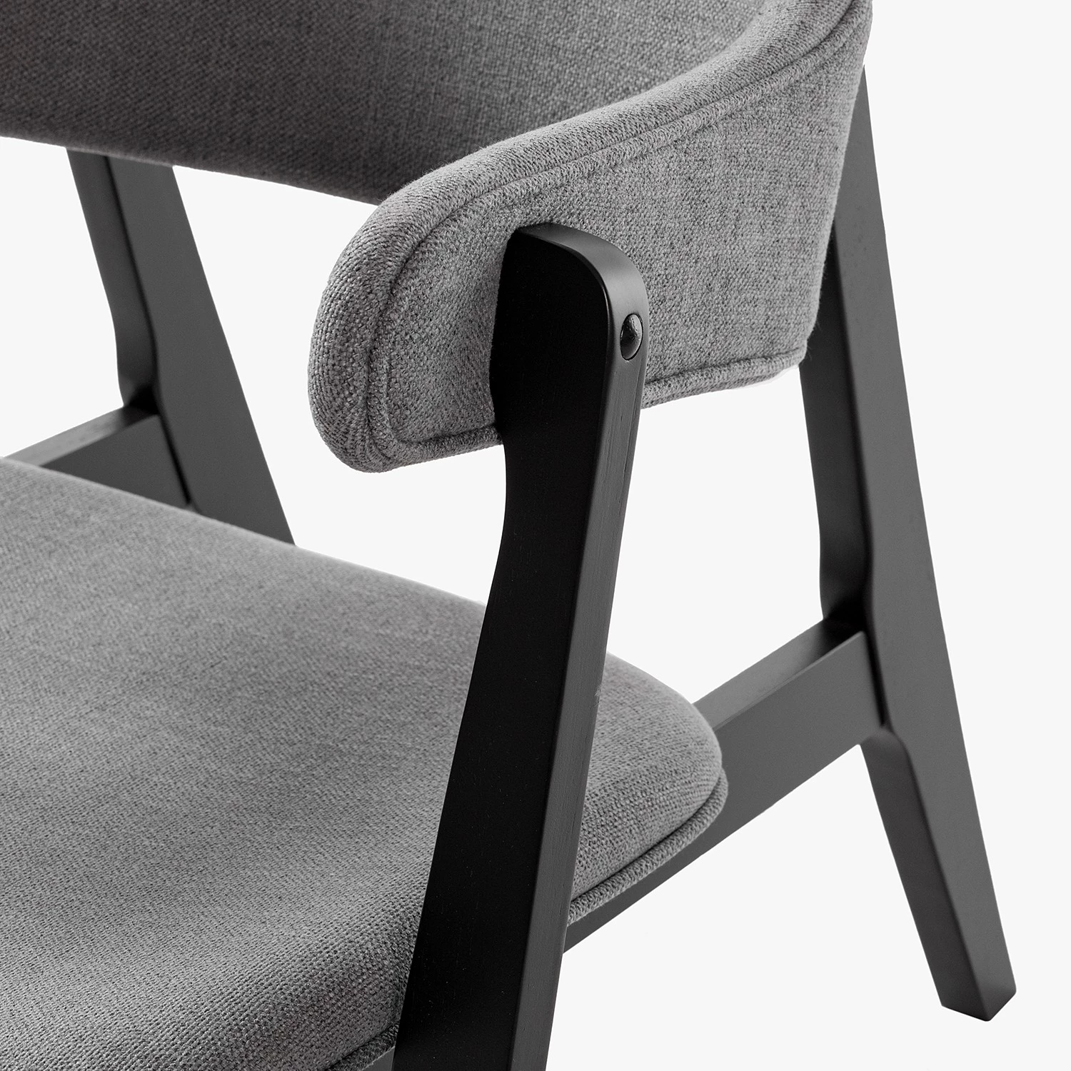 Mørteens Fauteuil Sadler V - Tissu - Gris 10 Mørteens Fauteuil Sadler V - Tissu - Gris – Image 8