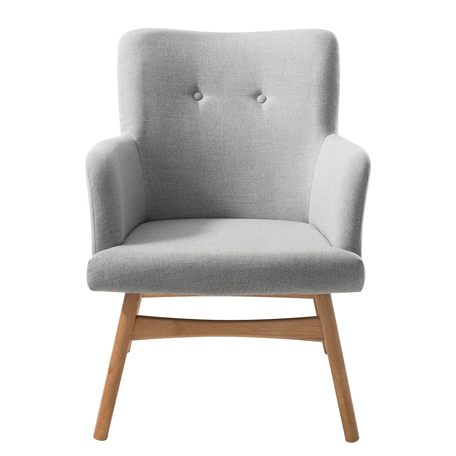 Mørteens Fauteuil Joreen III - Tissu - Gris clair 6 Mørteens Fauteuil Joreen III - Tissu - Gris clair – Image 4
