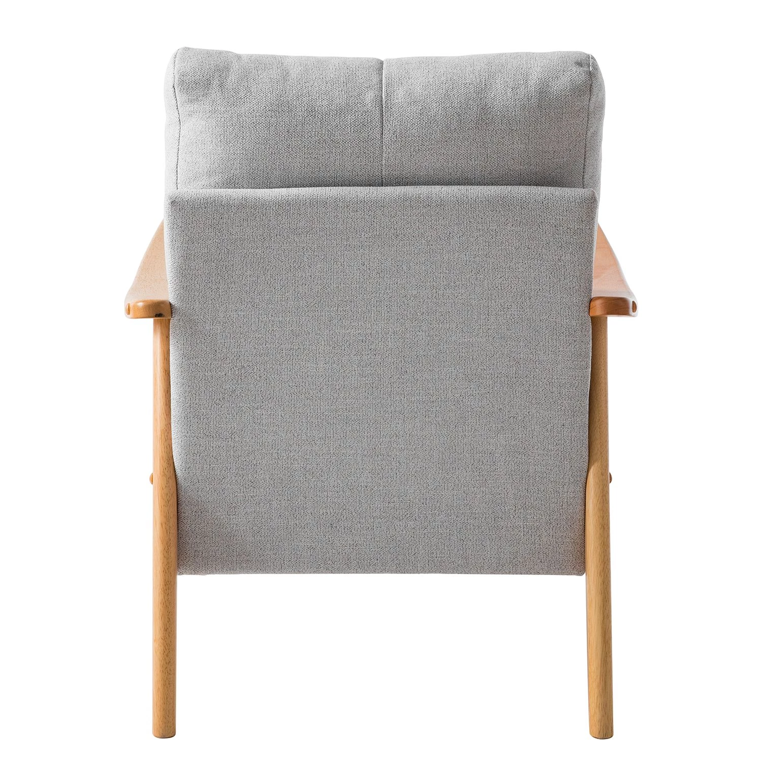 Mørteens Fauteuil Benson II - Tissu - Gris clair 7 Mørteens Fauteuil Benson II - Tissu - Gris clair – Image 5