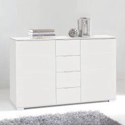 Wimex Commode combinée Lingga II - 1 porte - Blanc / Verre miroir 6 Wimex Commode combinée Lingga II - 1 porte - Blanc / Verre miroir -Meubles de salon Soldes 1000126291 180720 09481502 MOOD GALLERYIMAGES P000000001000126291 mood
