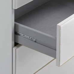 Wimex Commode Lingga I - 6 tiroirs - Blanc / Verre blanc 8 Wimex Commode Lingga I - 6 tiroirs - Blanc / Verre blanc -Meubles de salon Soldes 1000126303 180719 16310740 GALLERYIMAGES P000000001000126303