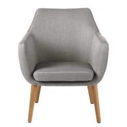 Mørteens Fauteuil Nicholas - Tissu - Gris clair -Meubles de salon Soldes 1000126898 181115 17413602 GALLERYIMAGES P000000001000126898