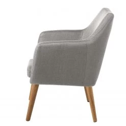 Mørteens Fauteuil Nicholas - Tissu - Gris clair -Meubles de salon Soldes 1000126898 181115 17413603 GALLERYIMAGES P000000001000126898