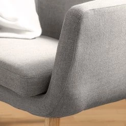 Mørteens Fauteuil Nicholas - Tissu - Gris clair -Meubles de salon Soldes 1000126898 201103 11480800008 DETAILS P000000001000126898