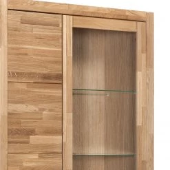 Ars Natura Armoire vitrine Majona (avec éclairage) - Chêne sauvage -Meubles de salon Soldes 1000127100 180725 09471510 GALLERYIMAGES P000000001000127100