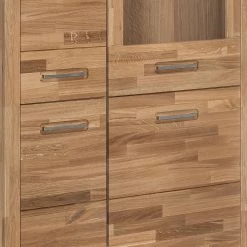 Ars Natura Armoire vitrine Majona (avec éclairage) - Chêne sauvage -Meubles de salon Soldes 1000127100 180725 09471511 GALLERYIMAGES P000000001000127100