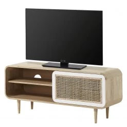 Norrwood Meuble TV Gunnebo - Manguier massif - Manguier / Blanc