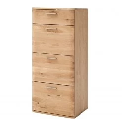 Naturoo Commode Kvilla IV - Partiellement en planches de chĂȘne Bianco massif / ChĂȘne Bianco