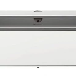 Now! by hülsta Meuble TV hülsta now easy - Blanc pur laqué / Gris clair -Meubles de salon Soldes 1000127808 180910 142633100 GALLERYIMAGES P000000001000127808