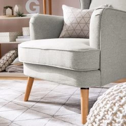 Jack & Alice Bergère Limeri - Feutre Blix: Gris clair - Sans repose-pieds 21 Jack & Alice Bergère Limeri - Feutre Blix: Gris clair - Sans repose-pieds -Meubles de salon Soldes 1000127969 200513 12344500009 DETAILS P000000001000127969