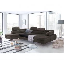 Loftscape Canapé panoramique Rivas - Marron - Méridienne courte à droite / longue à gauche (vue de face) - Sans fonction couchage 13 Loftscape Canapé panoramique Rivas - Marron - Méridienne courte à droite / longue à gauche (vue de face) - Sans fonction couchage -Meubles de salon Soldes 1000128339 180809 143038246 MOOD GALLERYIMAGES P000000001000128339 mood