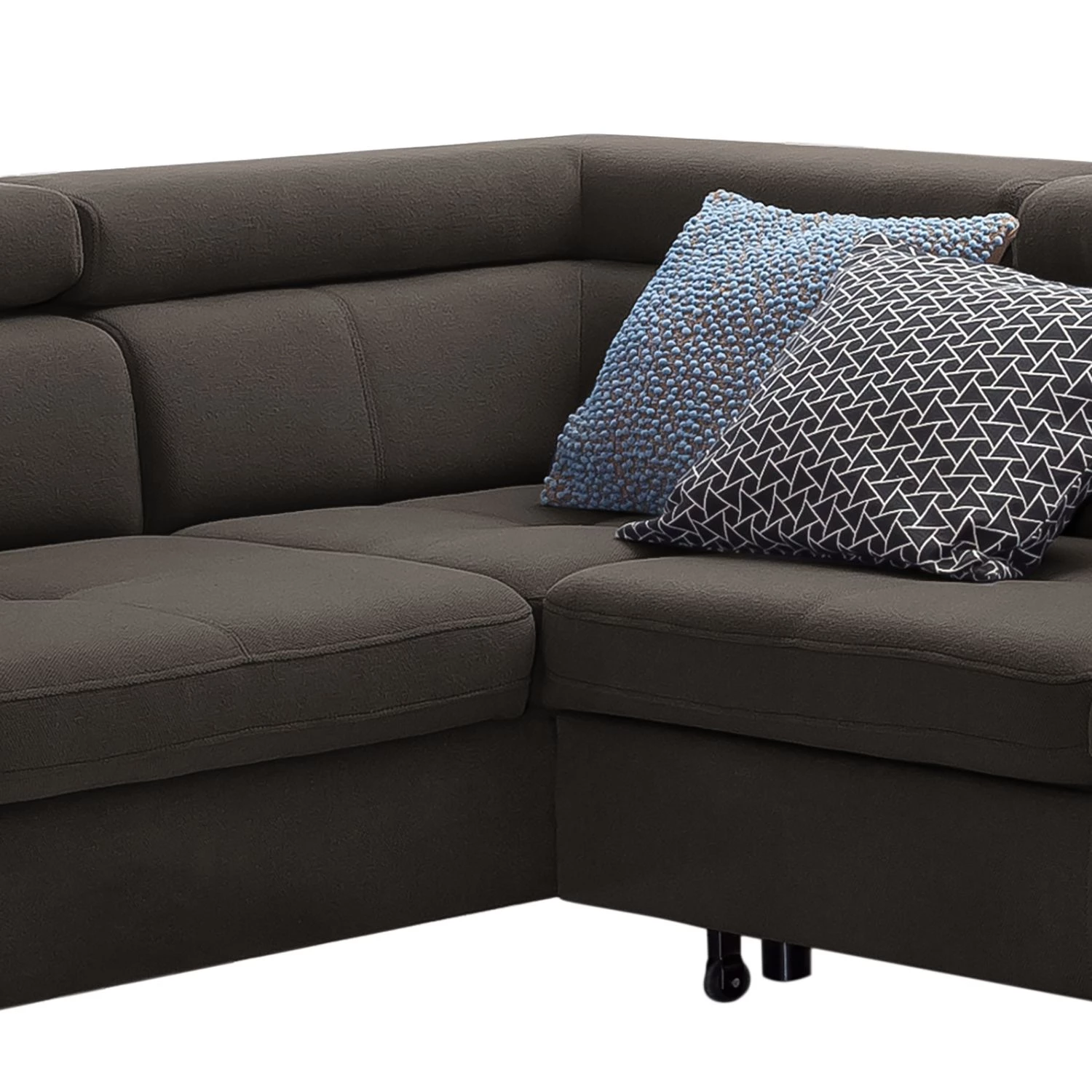 Loftscape Canapé panoramique Rivas - Marron - Méridienne courte à droite / longue à gauche (vue de face) - Sans fonction couchage 8 Loftscape Canapé panoramique Rivas - Marron - Méridienne courte à droite / longue à gauche (vue de face) - Sans fonction couchage – Image 6