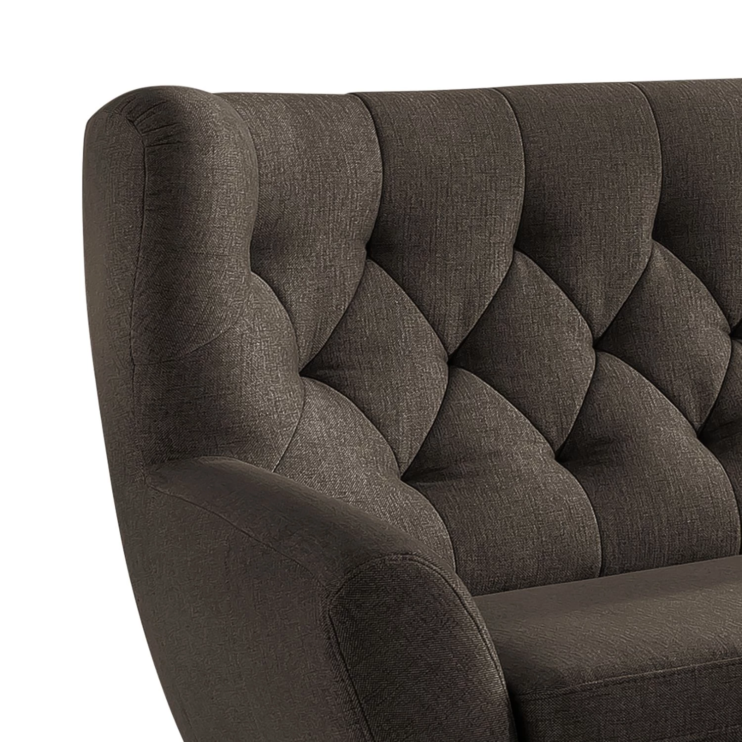 Norrwood Canapé d'angle Celaya - Gris foncé - Méridienne courte à droite (vue de face) 5 Norrwood Canapé d'angle Celaya - Gris foncé - Méridienne courte à droite (vue de face) – Image 3