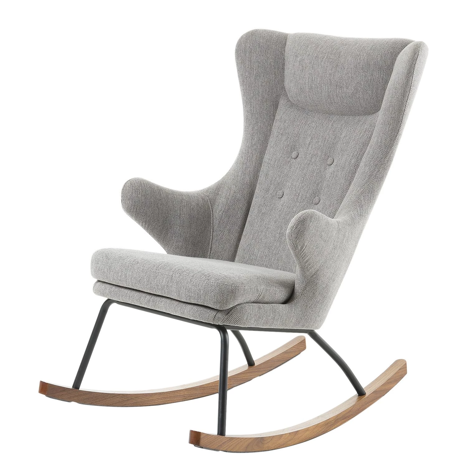 Norrwood Rocking chair Meryl - Gris chiné 3 Norrwood Rocking chair Meryl - Gris chiné