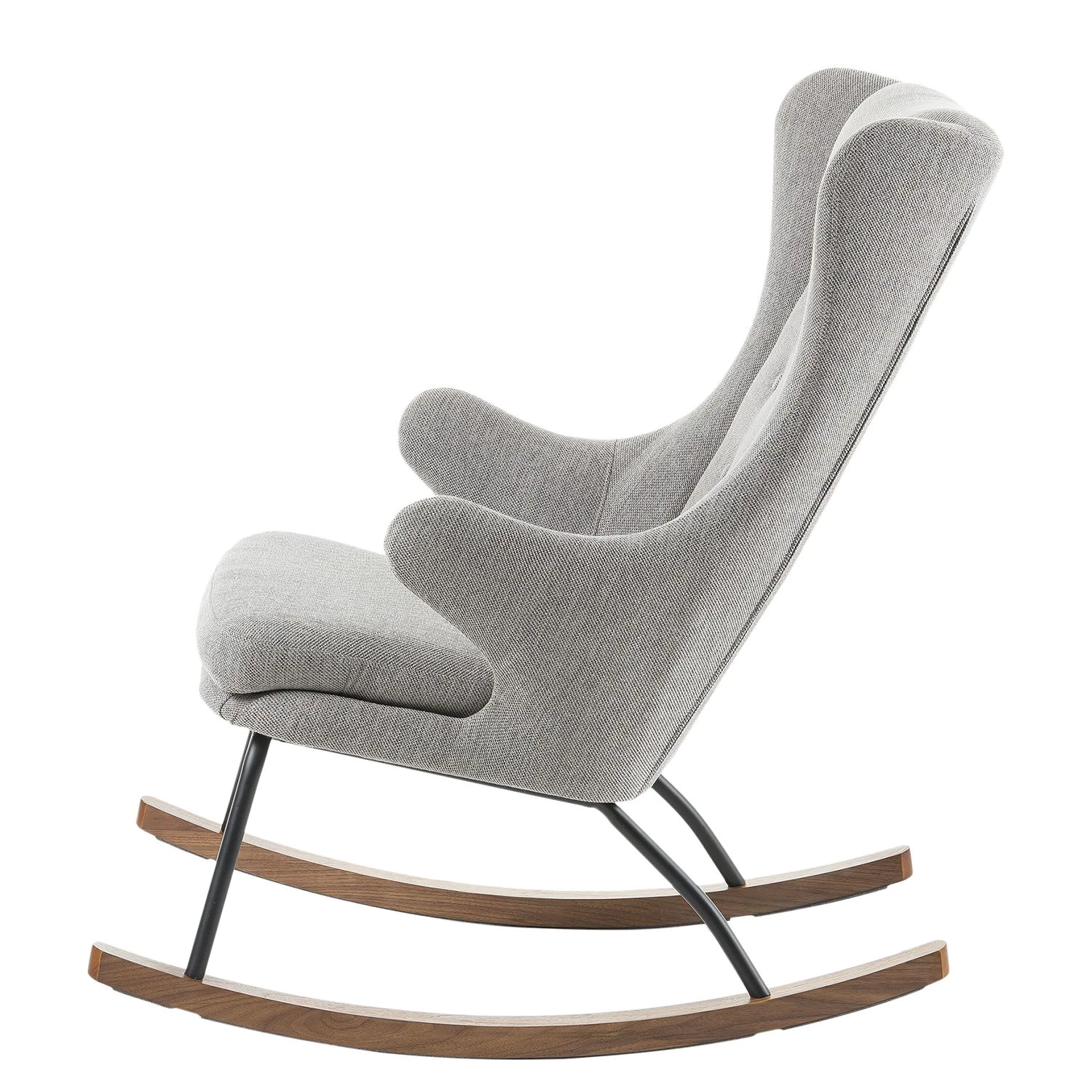 Norrwood Rocking chair Meryl - Gris chiné 4 Norrwood Rocking chair Meryl - Gris chiné – Image 2