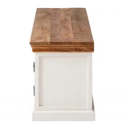 Maison Belfort Meuble TV Newhaven - Partiellement en manguier massif - Manguier / Blanc 17 Maison Belfort Meuble TV Newhaven - Partiellement en manguier massif - Manguier / Blanc -Meubles de salon Soldes 1000128941 200122 18404100007 DETAILS P000000001000128941