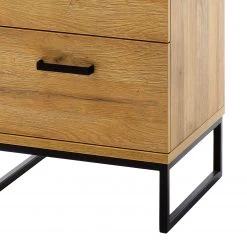 Red Living Commode Krokby III - Imitation chêne Grandson / Noir -Meubles de salon Soldes 1000129136 200811 14085801371 DETAILS P000000001000129136