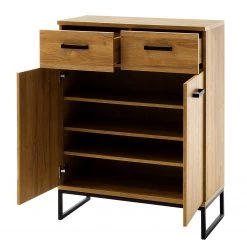 Red Living Commode Krokby I - Imitation chêne Grandson / Noir -Meubles de salon Soldes 1000129148 200811 14095101421 DETAILS P000000001000129148