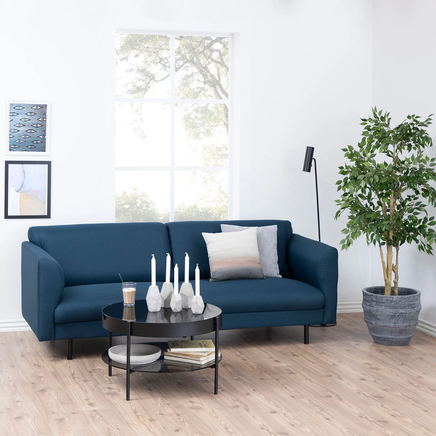 Norrwood Table basse Myrberg II - Verre / Acier - Fumée / Noir 4 Norrwood Table basse Myrberg II - Verre / Acier - Fumée / Noir – Image 2