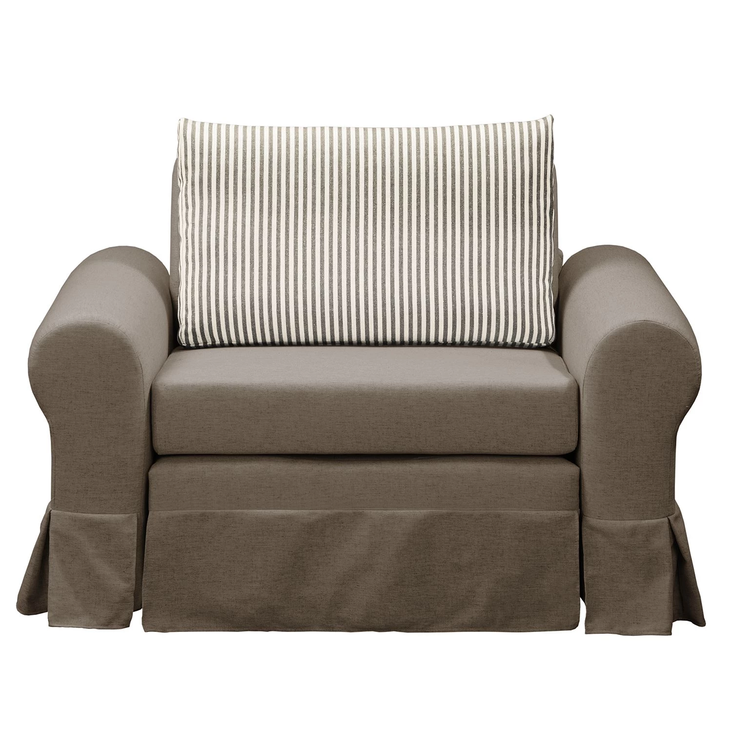 Maison Belfort Fauteuil convertible Latina XVI - Tissu - Taupe 5 Maison Belfort Fauteuil convertible Latina XVI - Tissu - Taupe – Image 3