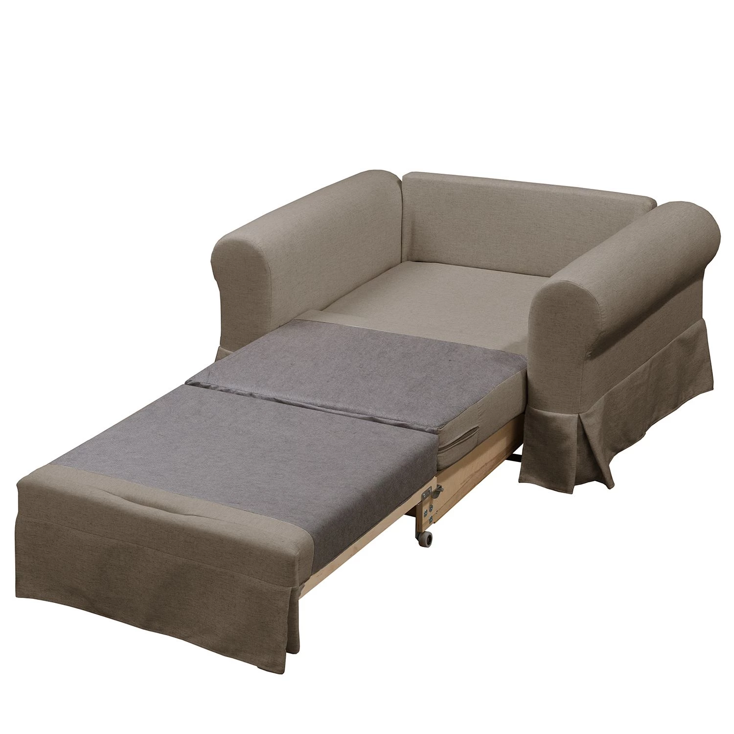 Maison Belfort Fauteuil convertible Latina XVI - Tissu - Taupe 10 Maison Belfort Fauteuil convertible Latina XVI - Tissu - Taupe – Image 8