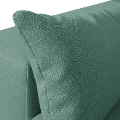 Mørteens Canapé d’angle Billund III - Tissu structuré - Menthe - Méridienne longue à droite (vue de face) -Meubles de salon Soldes 1000130367 180904 170852142 GALLERYIMAGES P000000001000130367