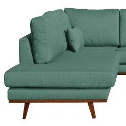 Mørteens Canapé panoramique Billund - Tissu structuré - Menthe - Méridienne courte à droite / longue à gauche (vue de face) -Meubles de salon Soldes 1000130380 180904 170906296 GALLERYIMAGES P000000001000130380