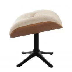 Studio Copenhagen Repose-pieds Anderson II - Tissu Saia: Beige - Noir - Noyer -Meubles de salon Soldes 1000131469 181212 16503200220 GALLERYIMAGES P000000001000131469