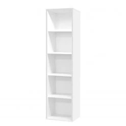Mooved Étagère de bureau Leeton II - Blanc - Hauteur : 180 cm