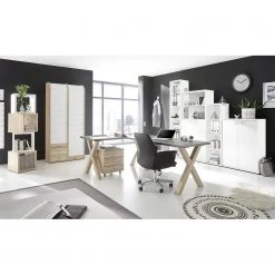 Mooved Étagère de bureau Leeton II - Blanc - Hauteur : 180 cm 6 Mooved Étagère de bureau Leeton II - Blanc - Hauteur : 180 cm -Meubles de salon Soldes 1000131606 190109 13061400007 MOOD GALLERYIMAGES P000000001000131606 mood