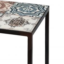 Red Living Bout de canapé Almaraz - Céramique / Acier - Multicolore -Meubles de salon Soldes 1000131879 180919 09344006 GALLERYIMAGES P000000001000131879