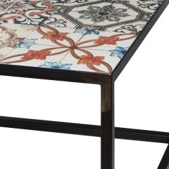 Red Living Table basse Almaraz - Céramique / Acier - Multicolore - 60 x 60 cm 7 Red Living Table basse Almaraz - Céramique / Acier - Multicolore - 60 x 60 cm -Meubles de salon Soldes 1000131882 180919 09344109 GALLERYIMAGES P000000001000131882