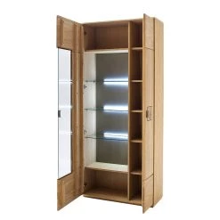 Naturoo Vitrine Vilela - Partiellement en chêne massif - Chêne Bianco / Imitation chêne Bianco -Meubles de salon Soldes 1000133697 200816 11335600017 DETAILS P000000001000133697