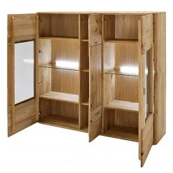 Naturoo Buffet haut Forge I - Partiellement en chêne massif - Chêne de poutre Bianco / Imitation chêne Bianco -Meubles de salon Soldes 1000133718 200811 14121701565 DETAILS P000000001000133718