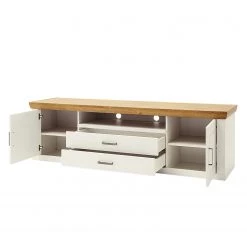 Ridgevalley Meuble TV Arez - Pin blanc / Chêne - Largeur : 198 cm 10 Ridgevalley Meuble TV Arez - Pin blanc / Chêne - Largeur : 198 cm -Meubles de salon Soldes 1000133768 200811 14145301723 DETAILS P000000001000133768