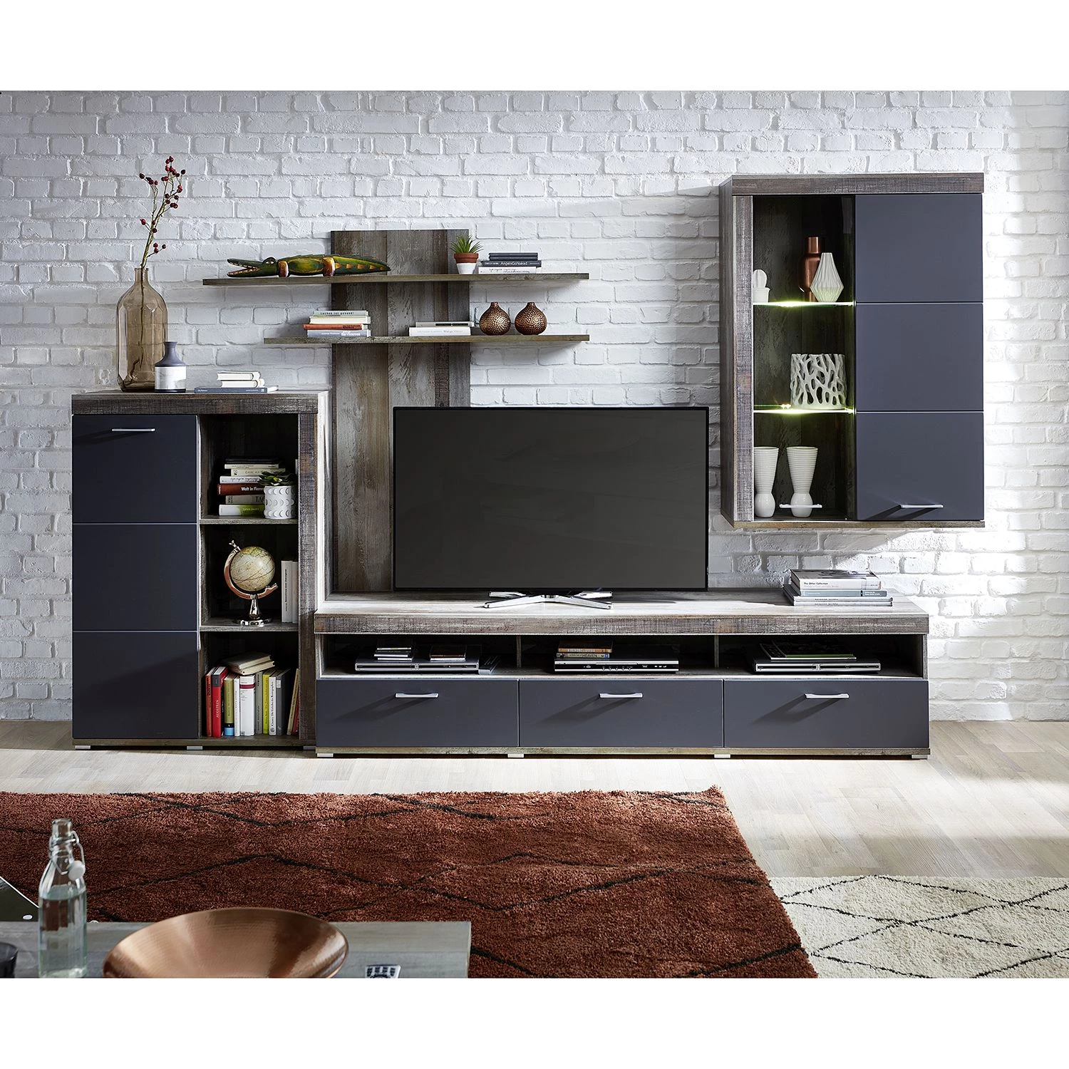 Loftscape Étagère suspendue - Imitation bois flotté 5 Loftscape Étagère suspendue - Imitation bois flotté – Image 3