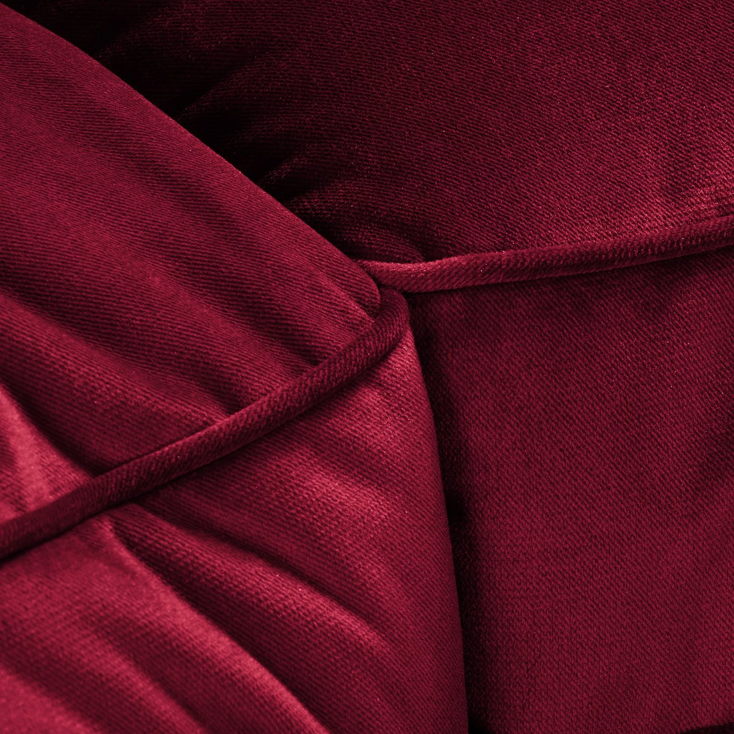 Jack & Alice Grand canapé Sells - Velours - Rouge 11 Jack & Alice Grand canapé Sells - Velours - Rouge – Image 9