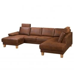 Ars Natura Canapé panoramique Alpine - Aspect cuir vieilli - Méridienne courte à gauche / longue à droite (vue de face) 22 Ars Natura Canapé panoramique Alpine - Aspect cuir vieilli - Méridienne courte à gauche / longue à droite (vue de face) -Meubles de salon Soldes 1000135199 190903 11144600006 DETAILS P000000001000135199