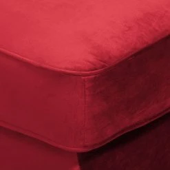 Jack & Alice Repose-pieds Solita - Velours - Rouge -Meubles de salon Soldes 1000135630 181018 162921185 GALLERYIMAGES P000000001000135630