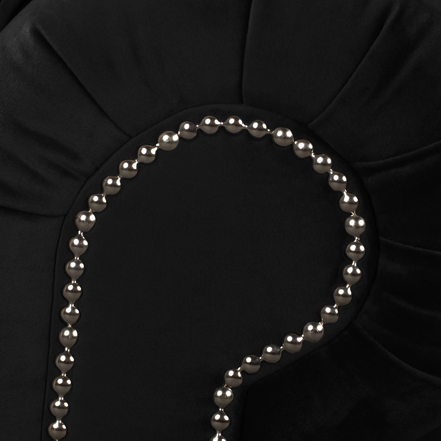 Jack & Alice Grand canapé Solita - Velours - Noir - Avec repose-pieds 16 Jack & Alice Grand canapé Solita - Velours - Noir - Avec repose-pieds – Image 14