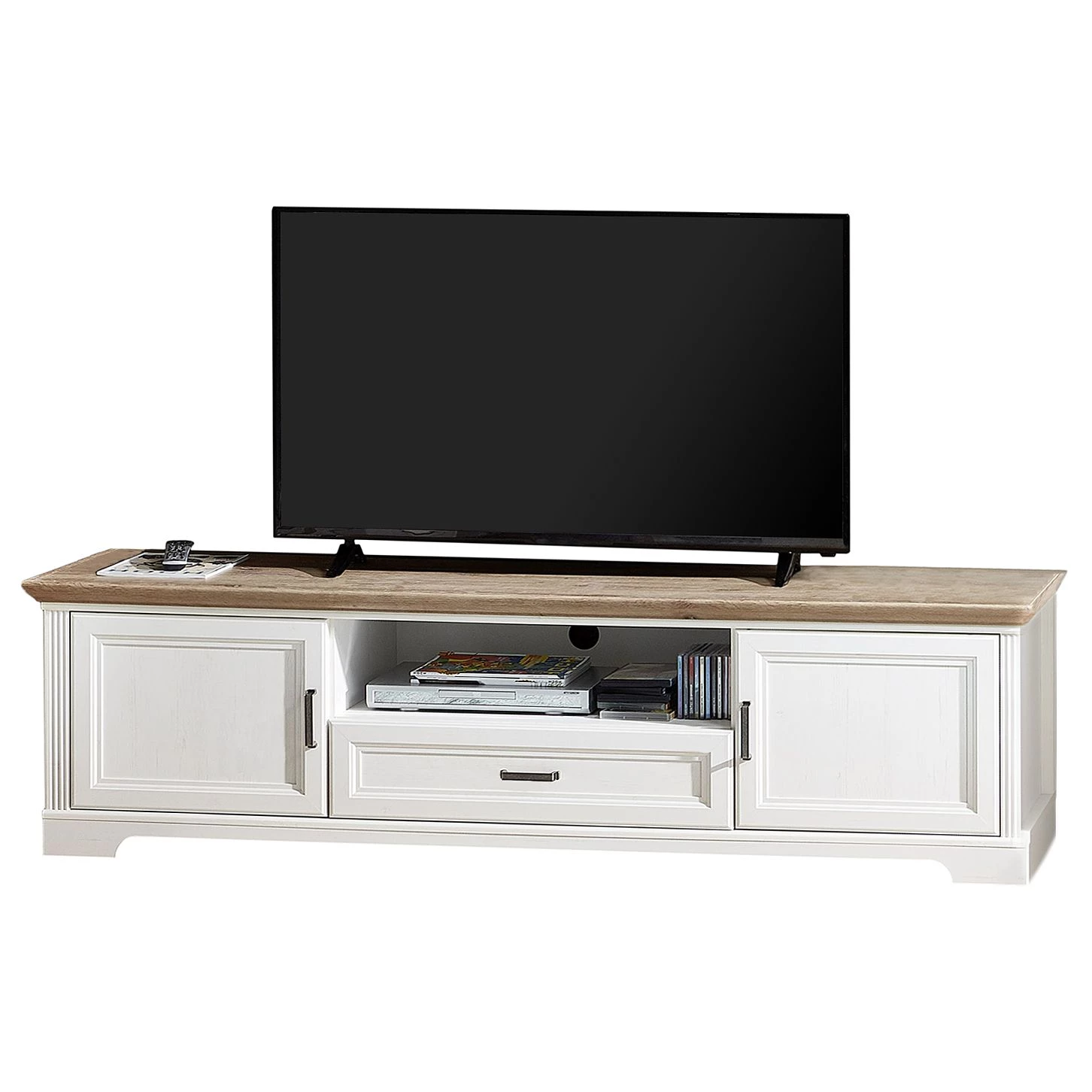Ridgevalley Meuble TV Jasmund II - Blanc 3 Ridgevalley Meuble TV Jasmund II - Blanc
