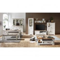 Ridgevalley Vaisselier Jasmund - Imitation pin blanc -Meubles de salon Soldes 1000136054 181227 12565000051 MOOD GALLERYIMAGES P000000001000136054 mood