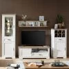 Ridgevalley Ensemble meubles TV Jasmund II (4 élém.) - Imitation pin blanc