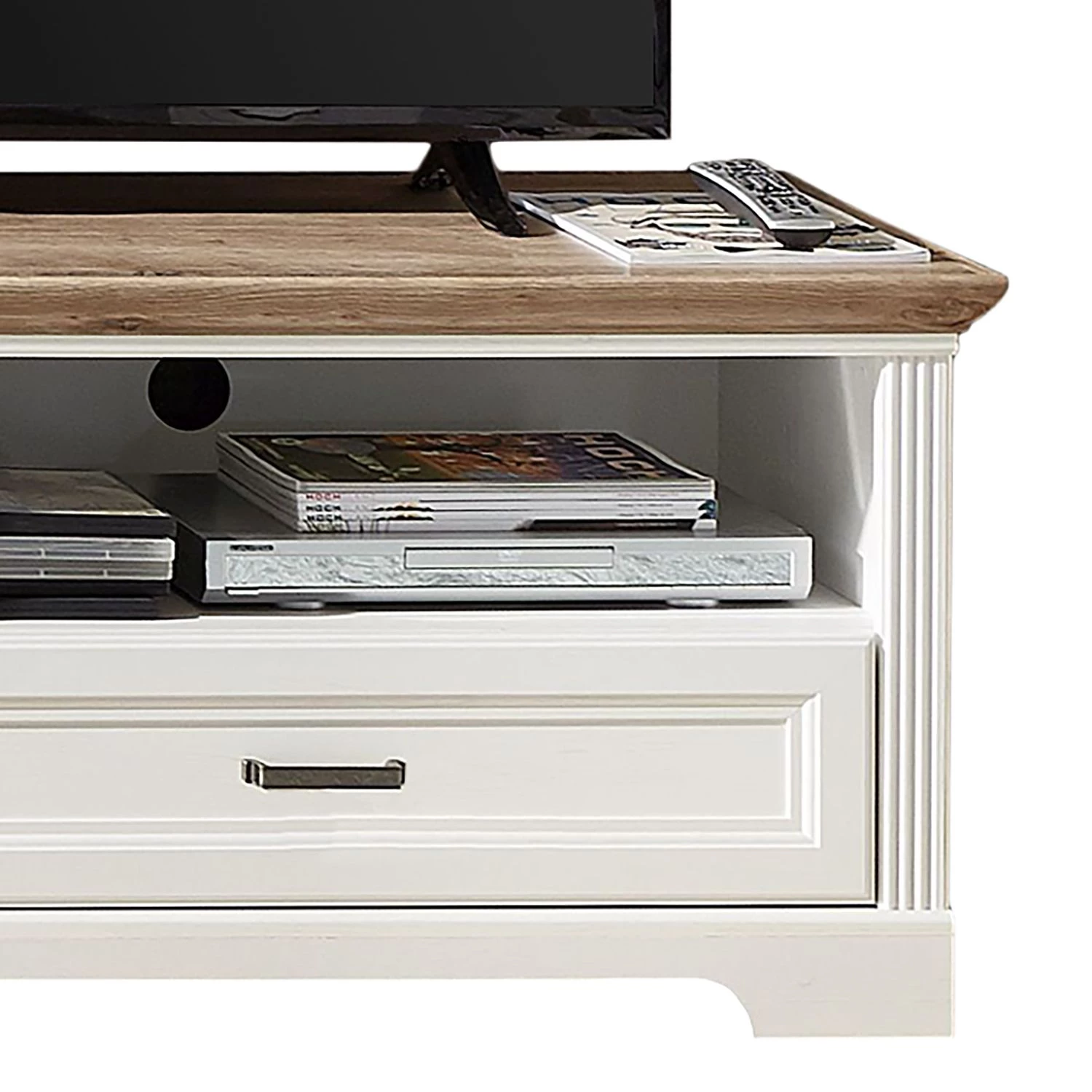 Ridgevalley Ensemble meubles TV Jasmund II (4 élém.) - Imitation pin blanc 8 Ridgevalley Ensemble meubles TV Jasmund II (4 élém.) - Imitation pin blanc – Image 6