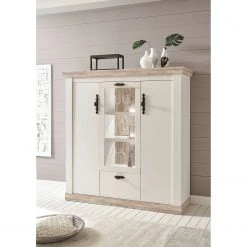 Ridgevalley Buffet haut Lewk IV - Imitation pin blanc / Imitation pin -Meubles de salon Soldes 1000136083 181219 14224000090 MOOD GALLERYIMAGES P000000001000136083 mood