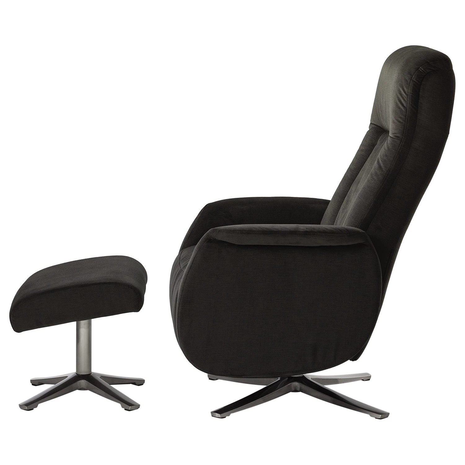 Loftscape Fauteuil de relaxation Allansford - Microfibre - Noir 11 Loftscape Fauteuil de relaxation Allansford - Microfibre - Noir – Image 9
